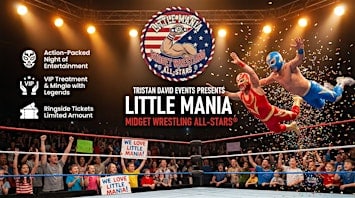 Little Mania Wrestling: Big Action, Tiny Wrestlers! Westland, MI!