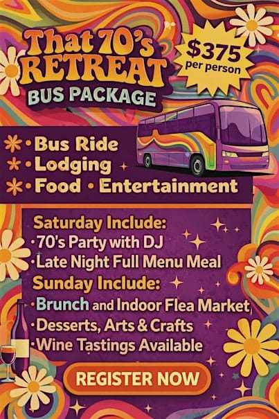70's  Retreat Weekend