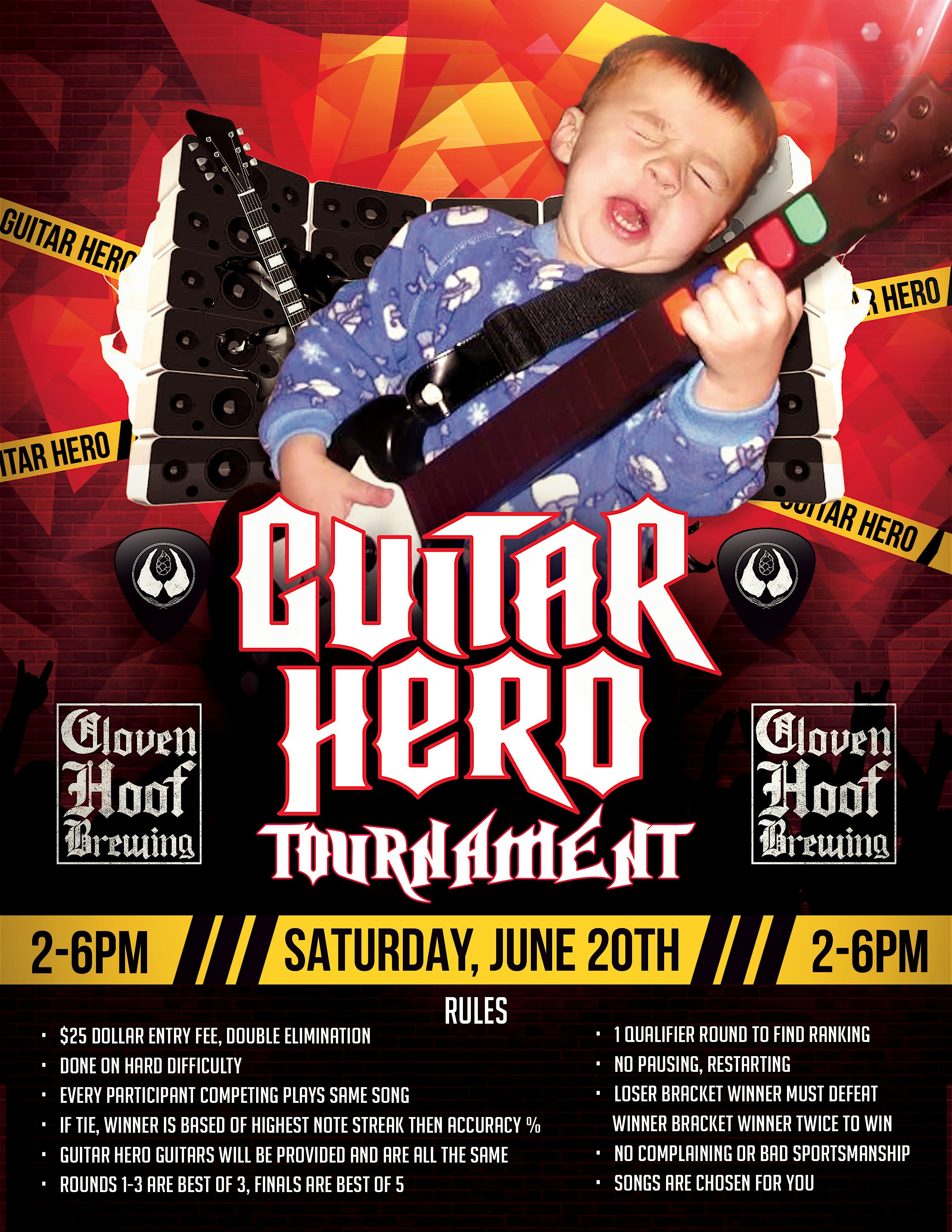 CLOVEN HOOF GUITAR HERO BATTLE