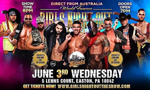 Girls Night Out the Show® AUSTRALIAN TAKEOVER IN EASTON, PA, USA!!