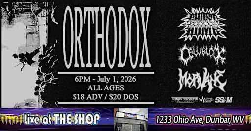 Orthodox Live at the Shop in Dunbar, WV