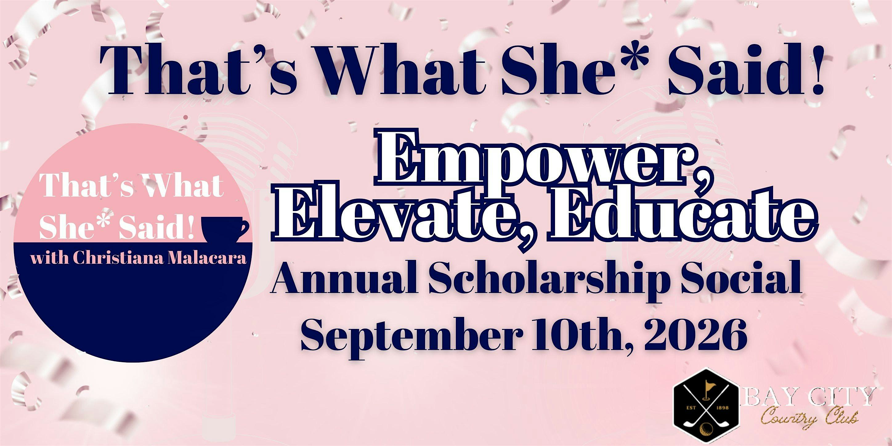 Annual Scholarship Social