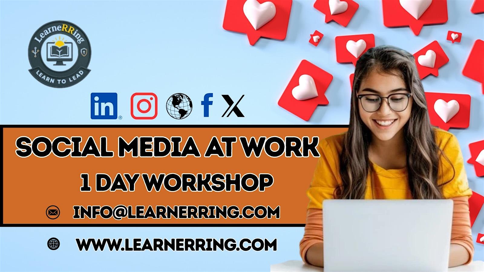 Social Media at Work 1 Day Workshop |Lansing, MI