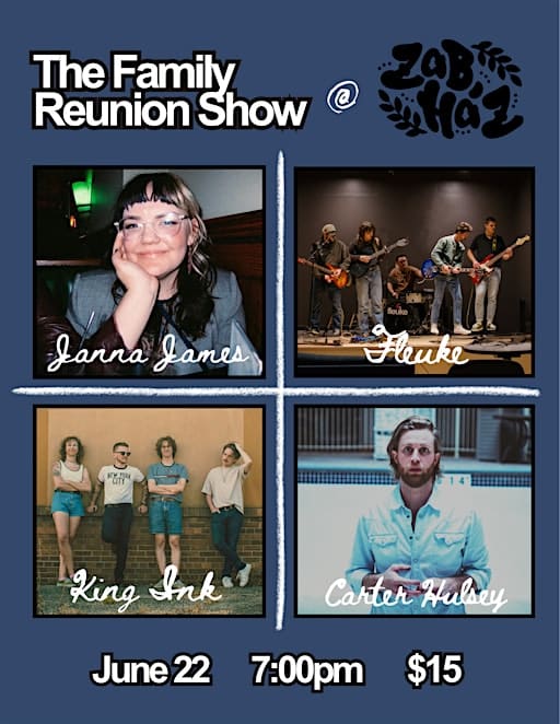 FAMILY REUNION SHOW: Janna James, Fleuke, Carter Hulsey & King Ink