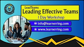 Leading Effective Teams 1 Day Workshop |Lansing, MI