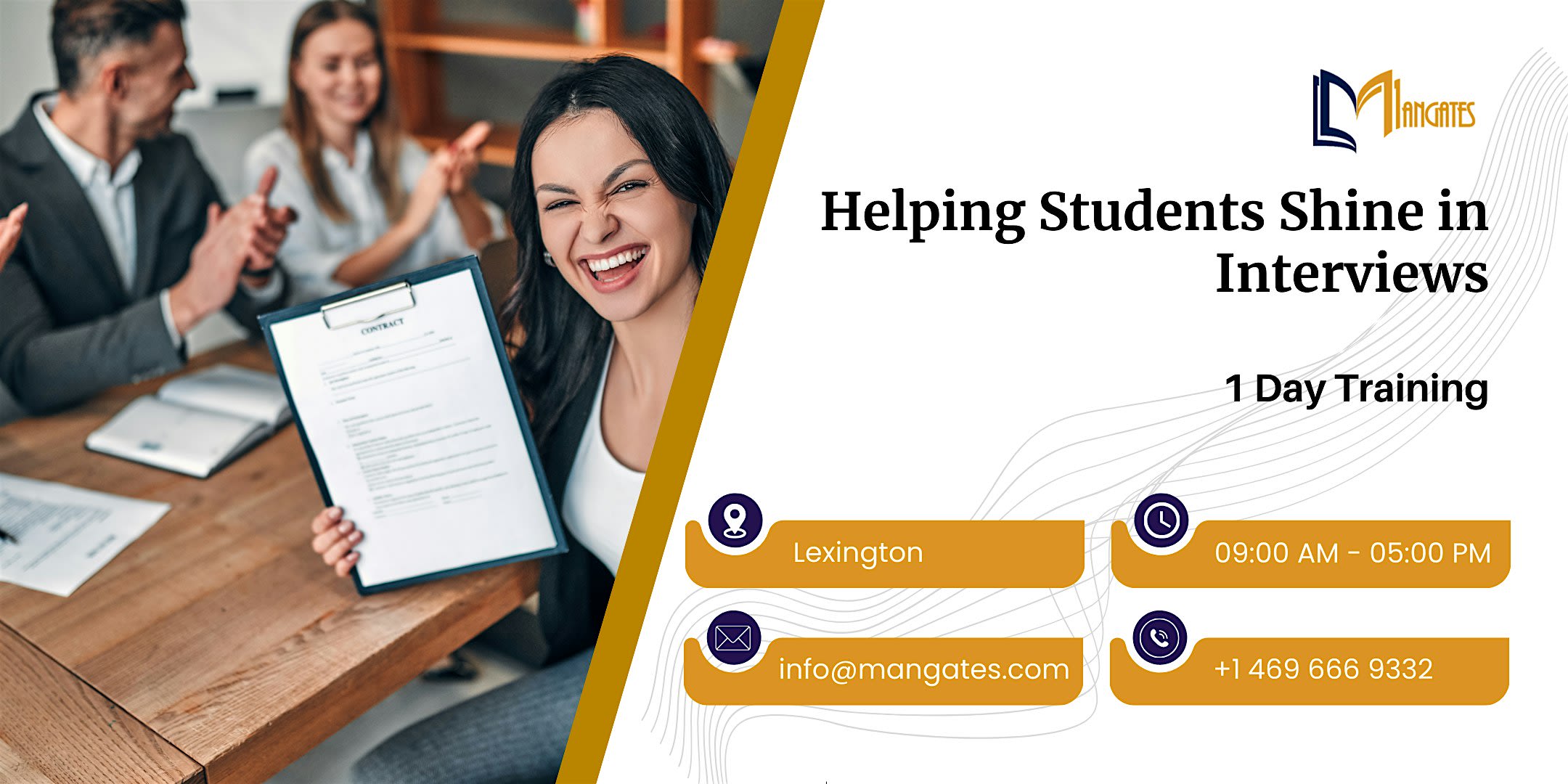 Helping Students Shine in Interviews – 1 Day Training, Lexington