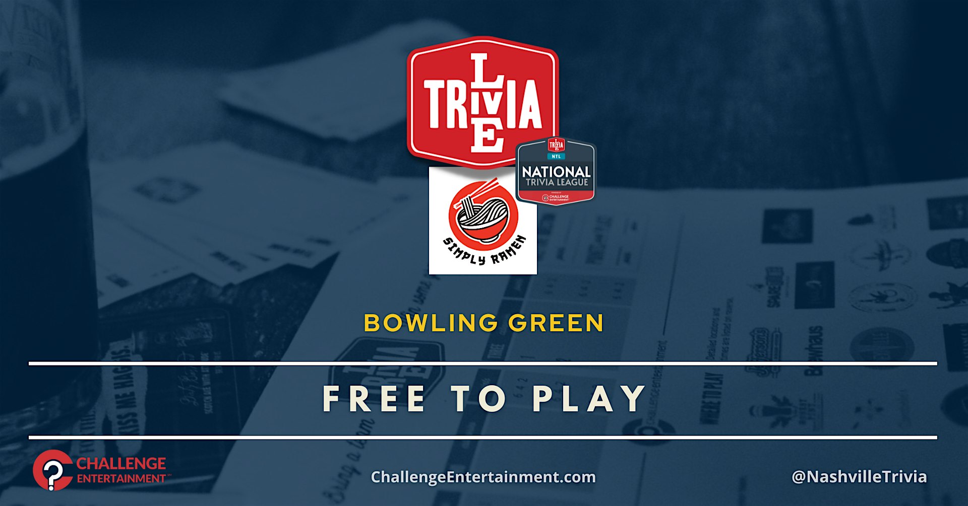 Weekly Live Trivia Nights at Simply Ramen - Bowling Green