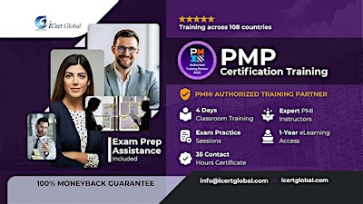 Confirmed PMP 4 Days Classroom Training in Pittsburgh, PA