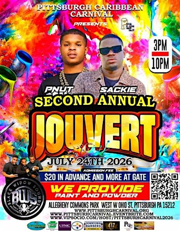 Pittsburgh Carnival Second Annual Paint & Powder Jouvert