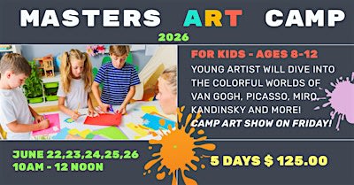 Kids Masters Art Camp