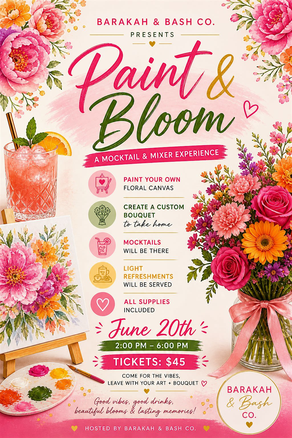 Barakah and Bash Presents Paint and Bloom