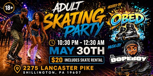 Adult Skate Night party
