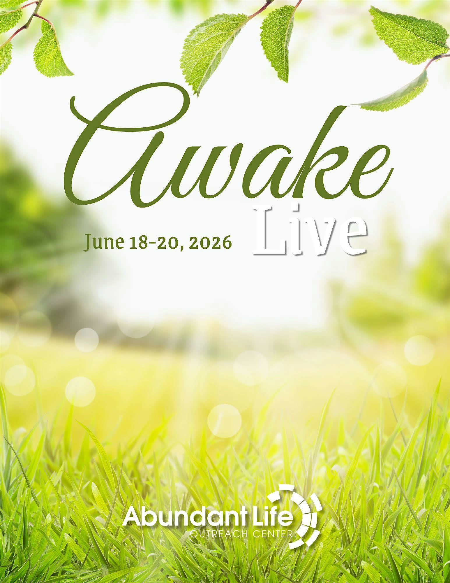AWAKE LIVE