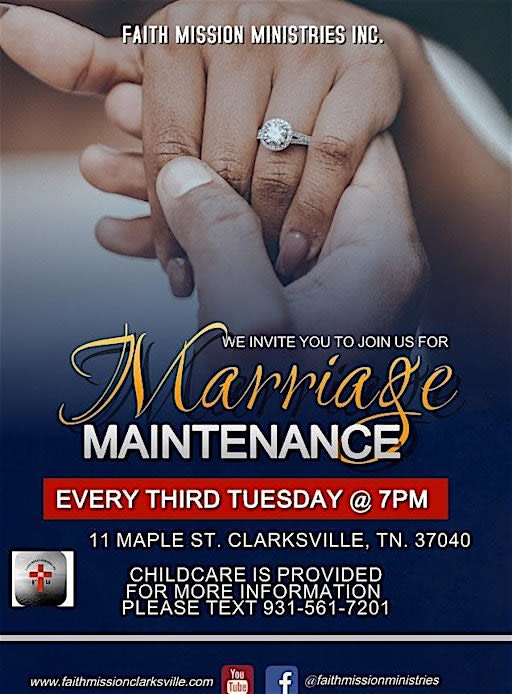 FAITH MISSION MINISTRIES MARRIAGE MAINTENANCE MINISTRY