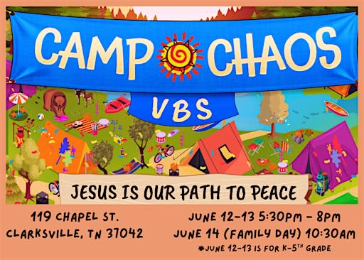 Vacation Bible School: Camp Chaos