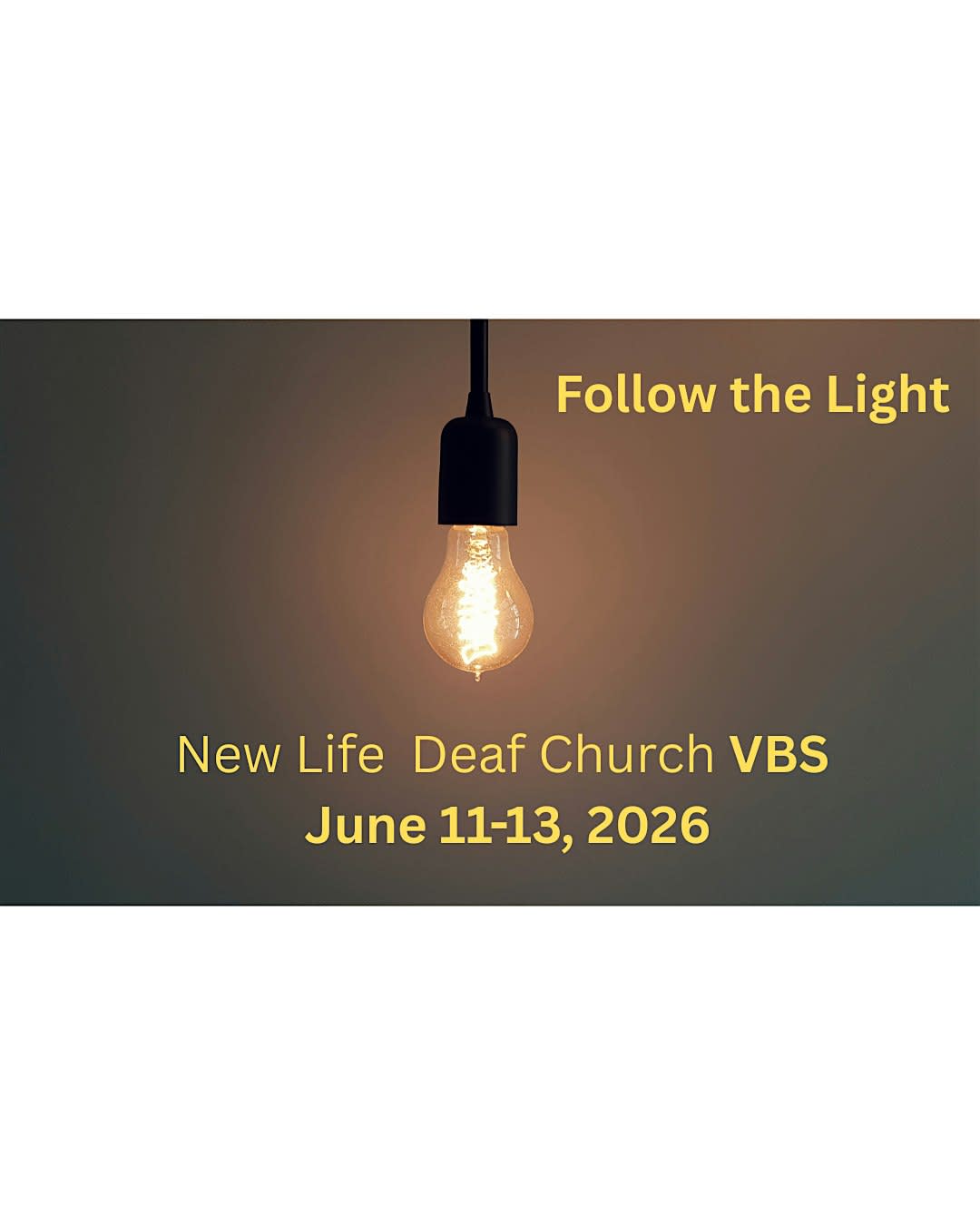 New Life Deaf Church VBS
