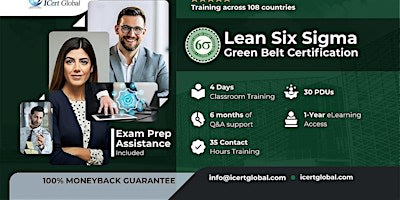 Lean Six Sigma Green Belt In-Person Training in Indianapolis, IN