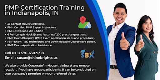 PMP Certification Exam Preparation Training Course in Indianapolis, IN