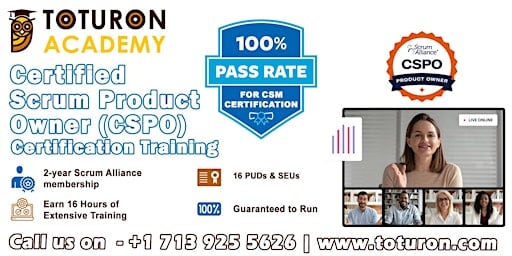 2 Days Certified Scrum Product Owner(CSPO) Training in Evansville, IN