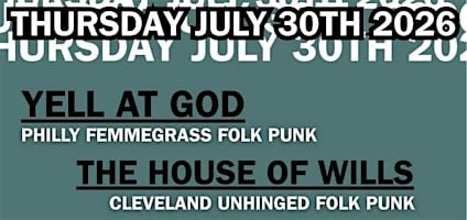 Yell At God/The House Of Wills/Indig0Forest