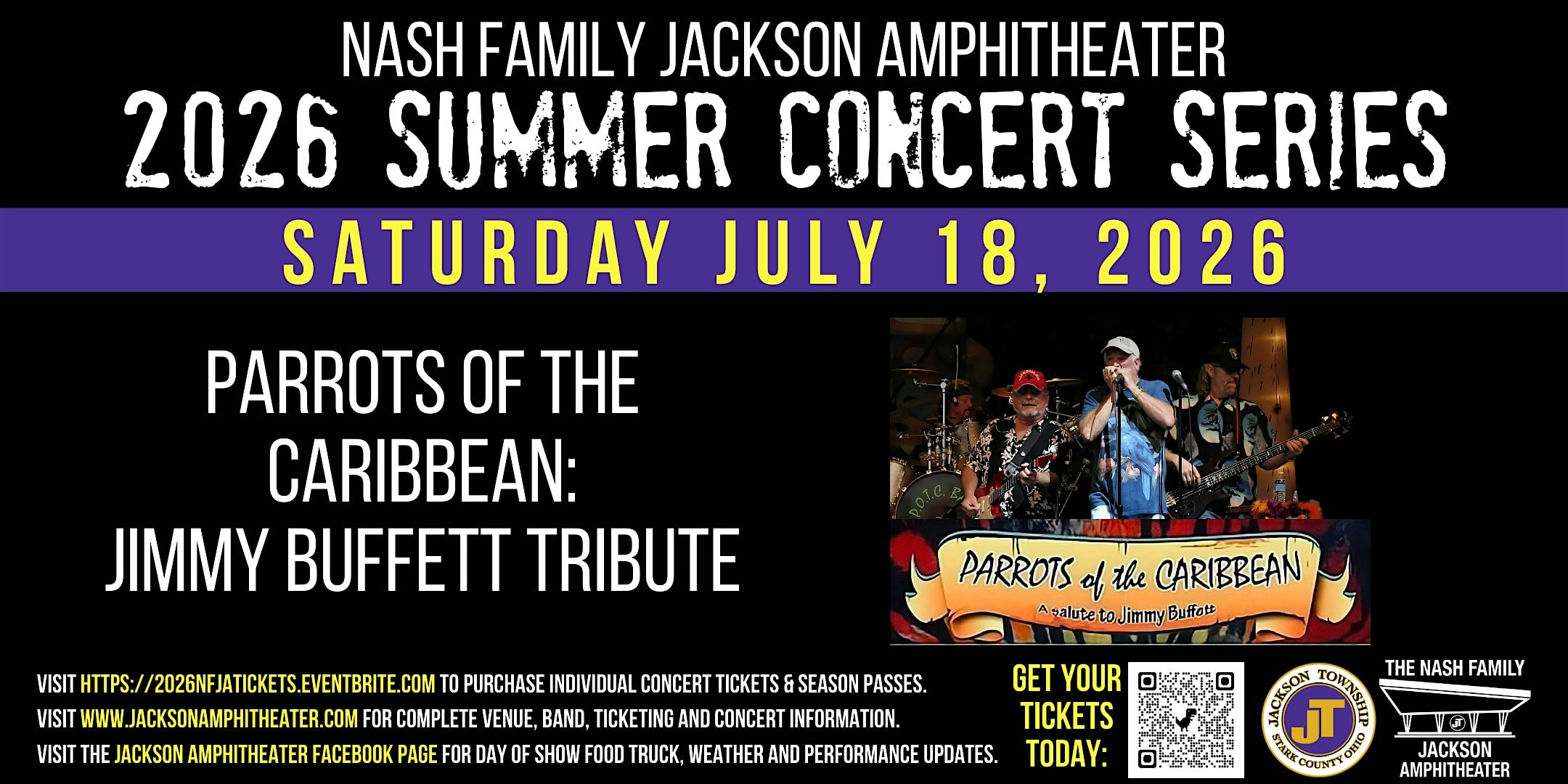 7/18/26 Parrots of the Caribbean Jimmy Buffett Tribute
