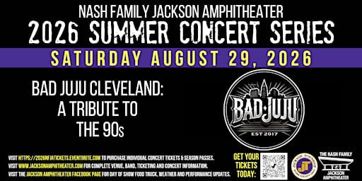 8/29/26 90s Night featuring Bad JuJu Cleveland