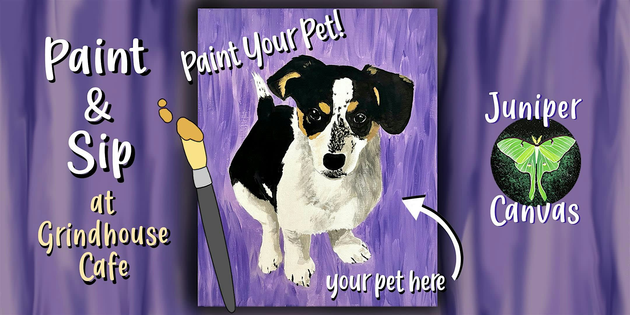 Paint & Sip at Grindhouse Highland: Paint Your Pet