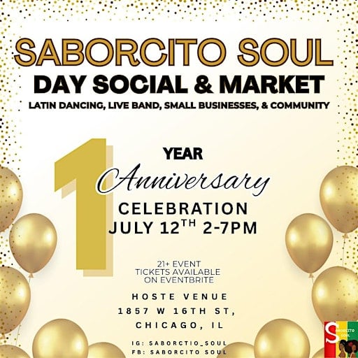 Saborcito Soul Day Social & Market   ONE YEAR ANNIVERSARY PARTY!