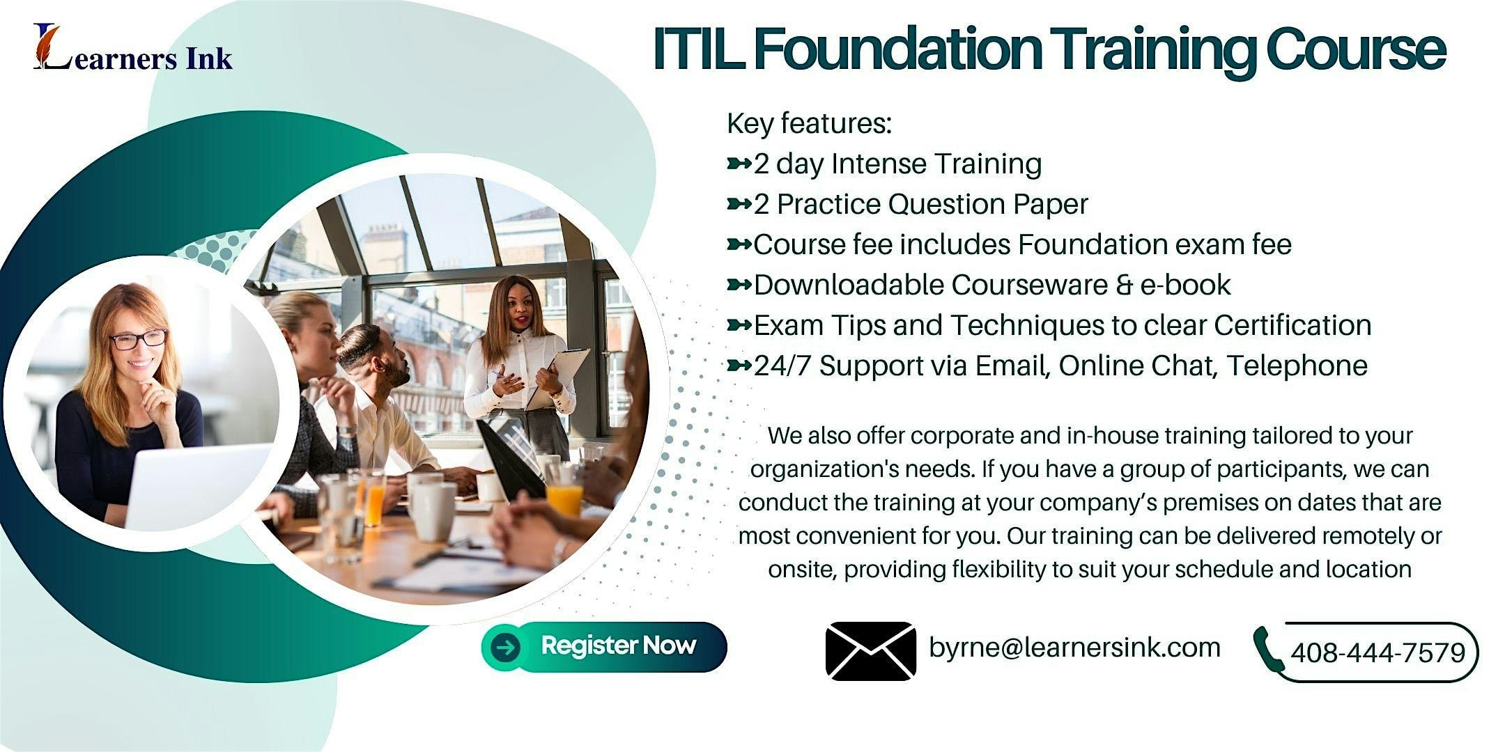Upcoming ITIL 5 Foundation Course in Chicago, IL – Limited Slots