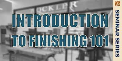 Finishing 101