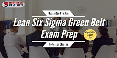 Six Sigma Green Belt with Exam Voucher In-Person Training in Cincinnati