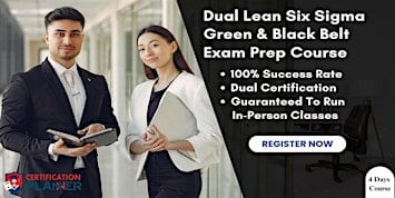 Lean Six Sigma Green & Black Belt Confirmed Cincinnati In-person Training