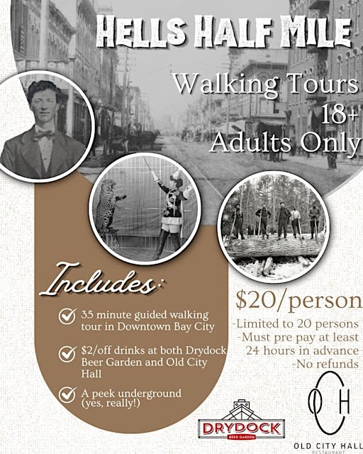 Hell's Half Mile Walking Tour (18+)