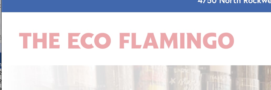 The Eco Flamingo