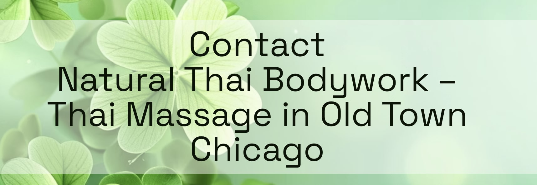 Natural Thai Bodywork