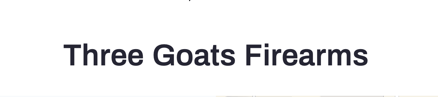 Three Goats Firearms