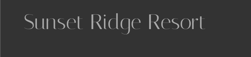 Sunset Ridge Resort
