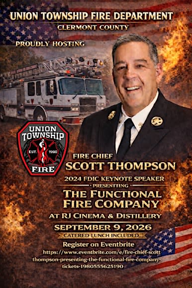 Fire Chief Scott Thompson presenting The Functional Fire Company
