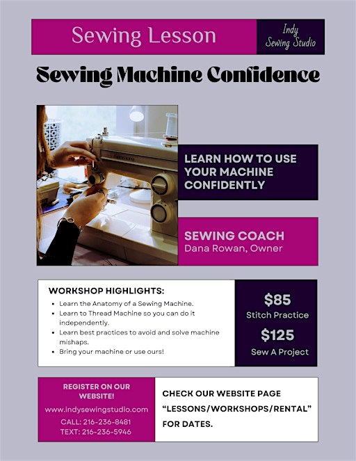 Sewing Machine Confidence (SEW A PROJECT)