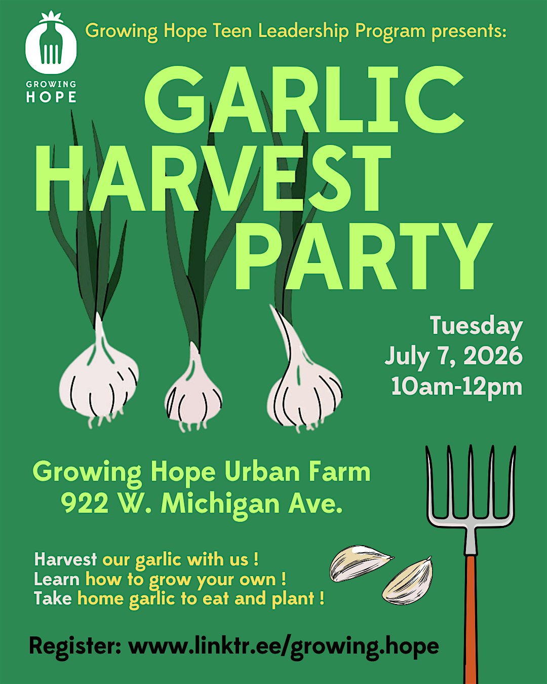 Garlic Harvest Party