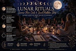 Lunar Rituals: Summer Moon Circle & Sound Meditation Series