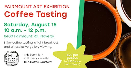 Fairmount Art Exhibition Coffee Tasting