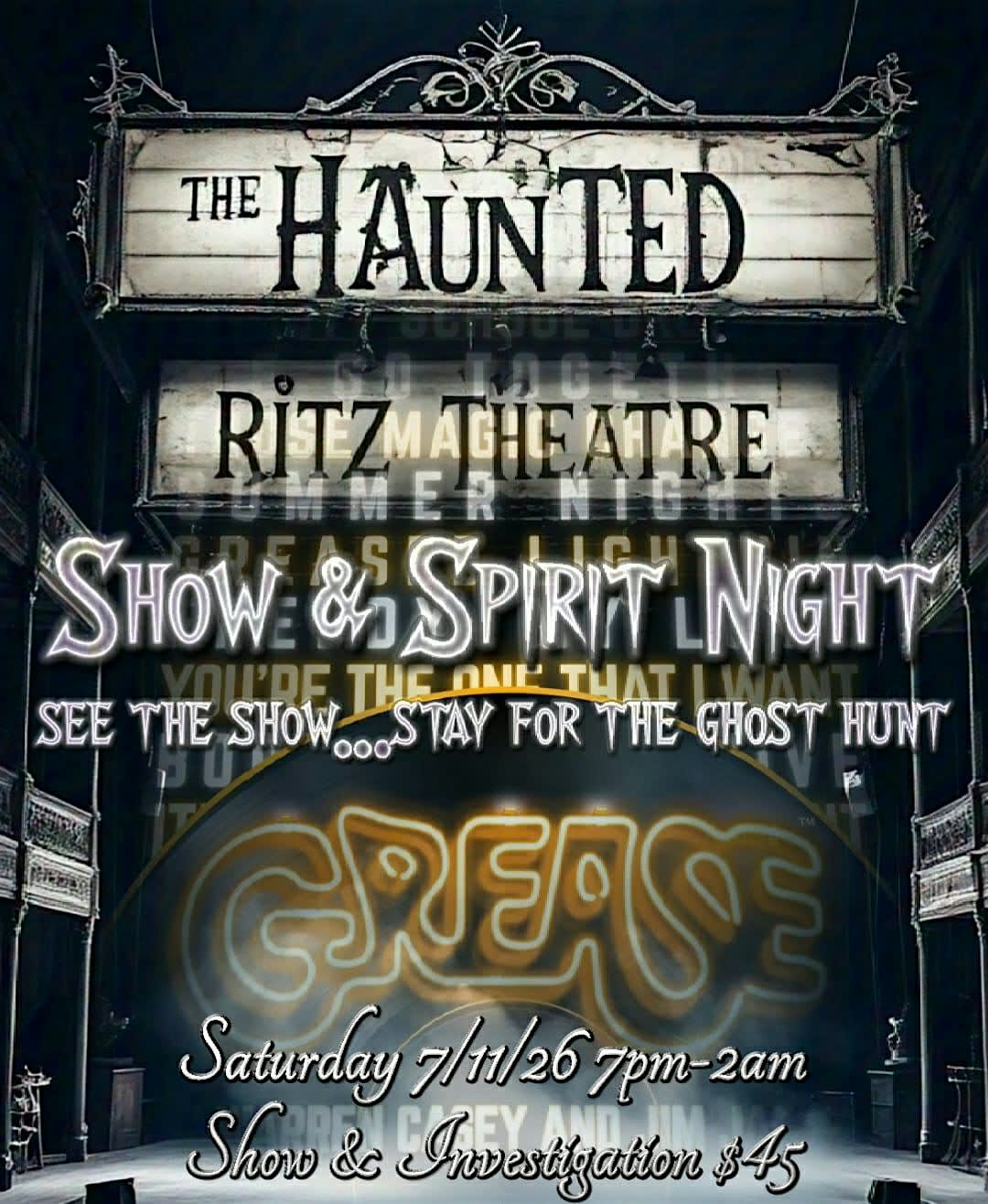 GREASE SHOW & SPIRIT NIGHT