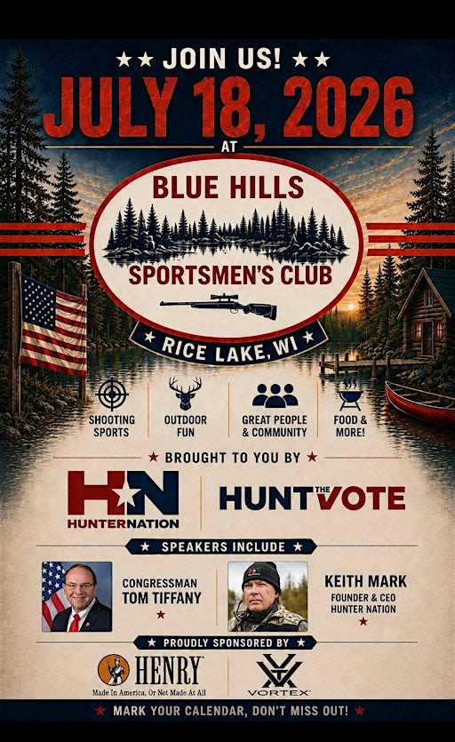 Hunter Nation WI: 250th USA Celebration with Congressman Tom Tiffany