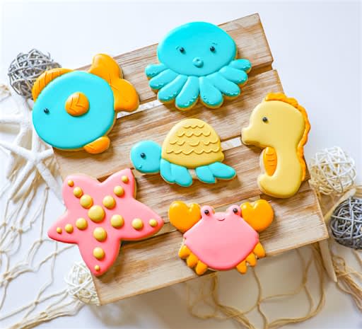 Under The Sea Cookie Class- Familiar Grounds