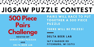 RBG CHALLENGE Pairs Jigsaw Puzzle Contest at Delta Beer Lab - August 2026