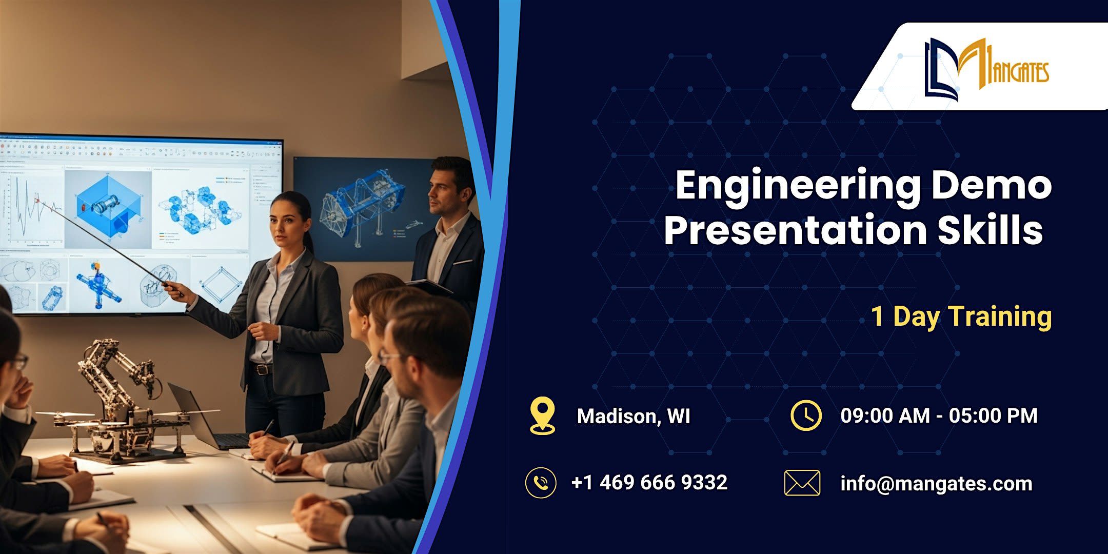 Engineering Demo Presentation Skills – 1 Day Training in Madison, WI