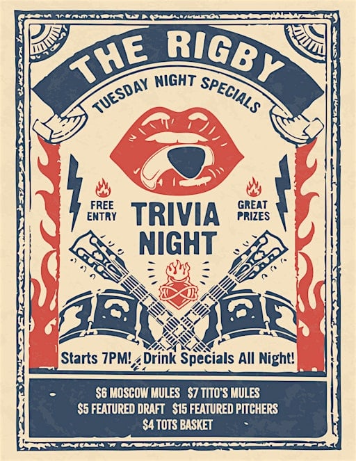 RSVP for Tuesday Trivia