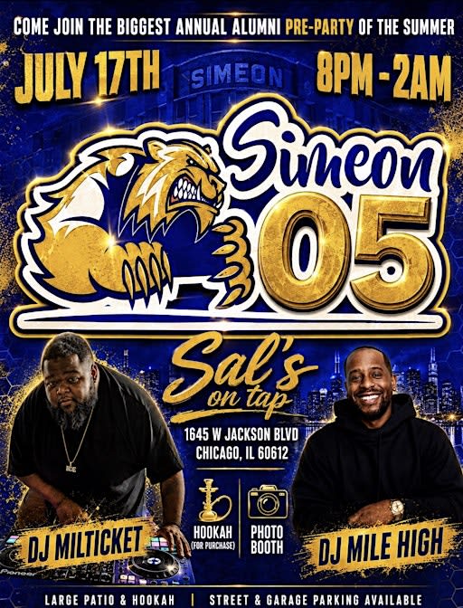 Simeon 05 Annual Alumni Pre-Party
