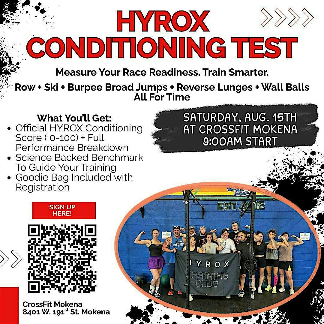 HYROX Conditioning Test (HCT) at CrossFit Mokena